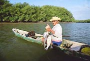PEROU - Pecheur de mangrove