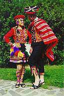 Couple de danseurs de Huayno