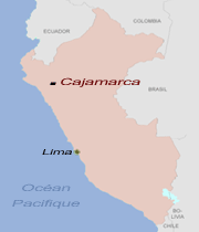 cajamarca - Carte du P�rou